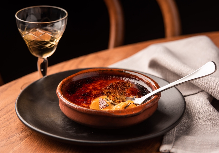 Fino's crema catalana
