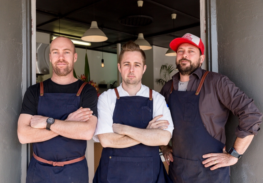 Alistair Corston, Ben Nash and Joel Materne.
