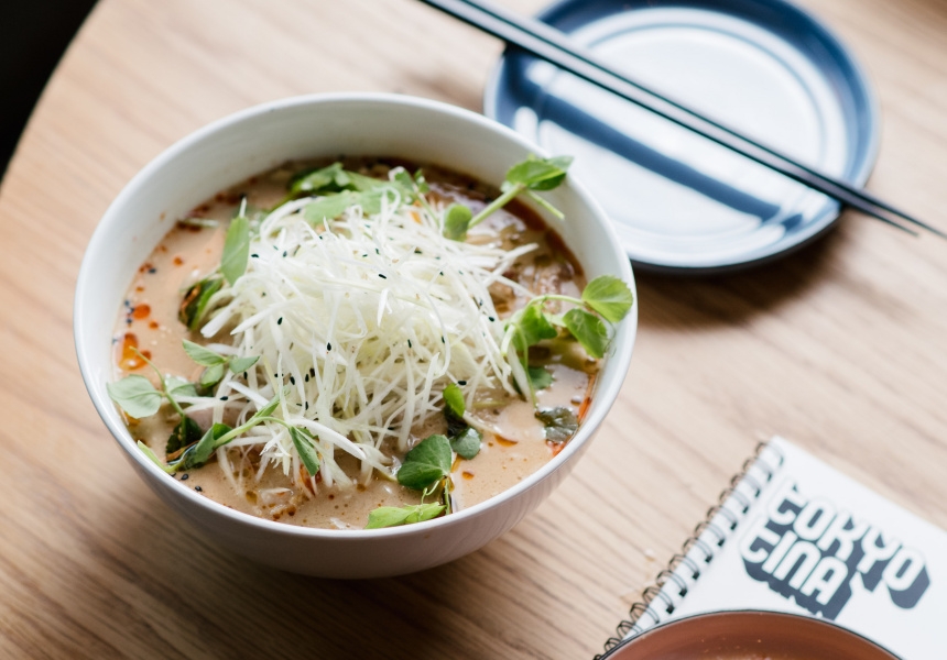 Tokyo Tina’s spicy chicken ramen
