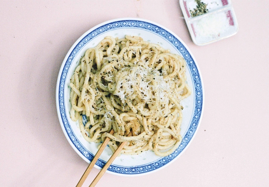 Hetty McKinnon’s cacio e pepe udon noodles
