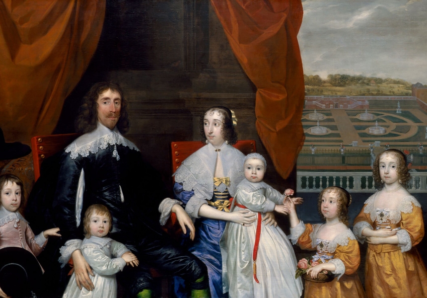 The Capel Family, c. 1640 by Cornelius Johnson
