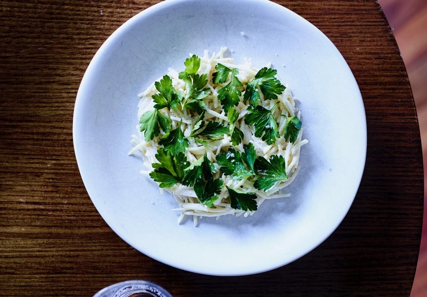 That’s Amore’s potato, parmesan, parsley and pepper
