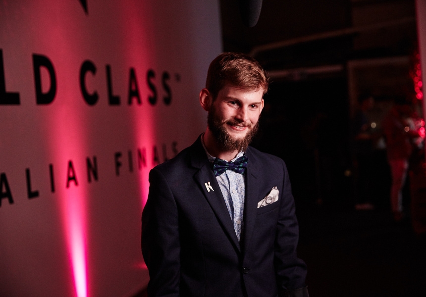 Edward Quatermass, individual challenge winner at the 2016 Diageo Reserve World Class Australian finals.
