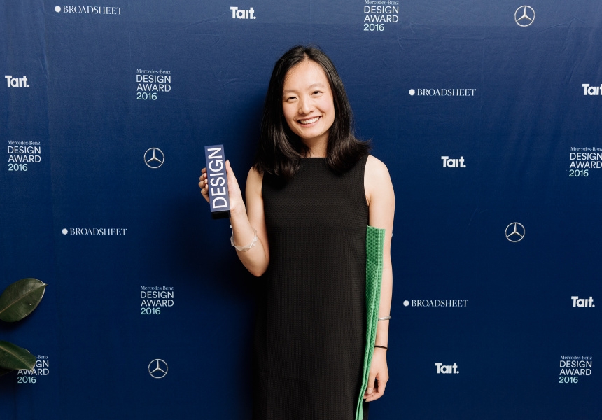 Nancy Ji, winner of the 2016 Mercedes-Benz Design Award
