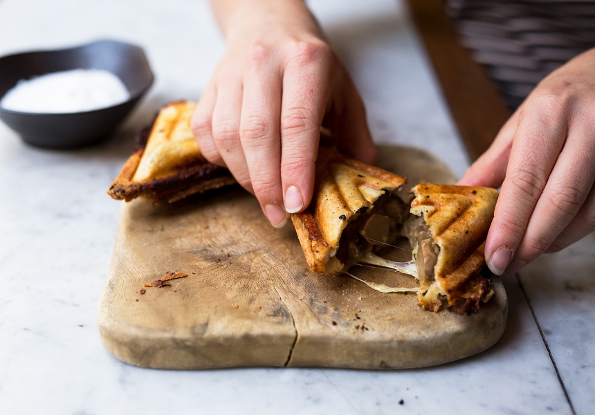 Proof’s Mushroom, Truffle and Gruyere Toastie
