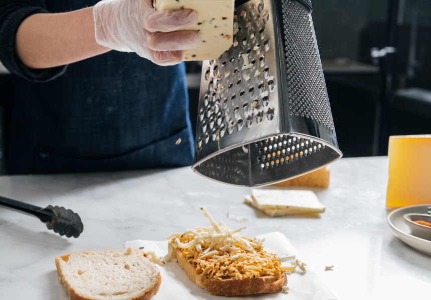 Maker & Monger’s Pimento Grilled Cheese
