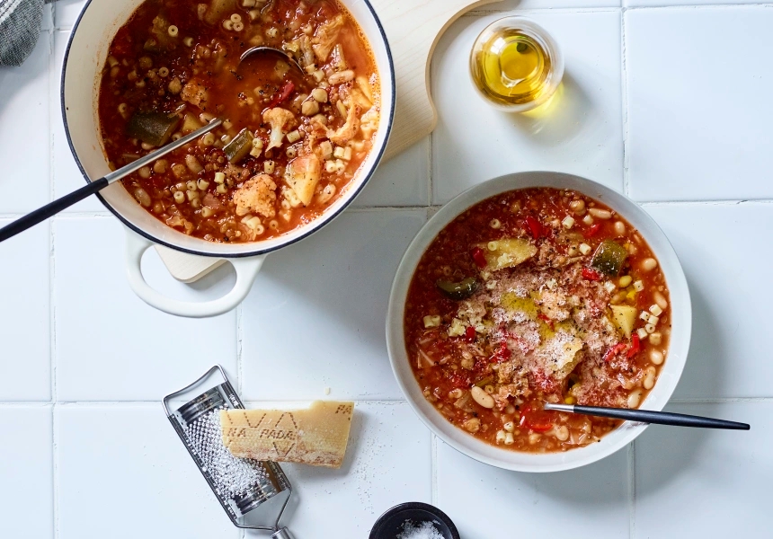 Rita Macali’s minestrone 
