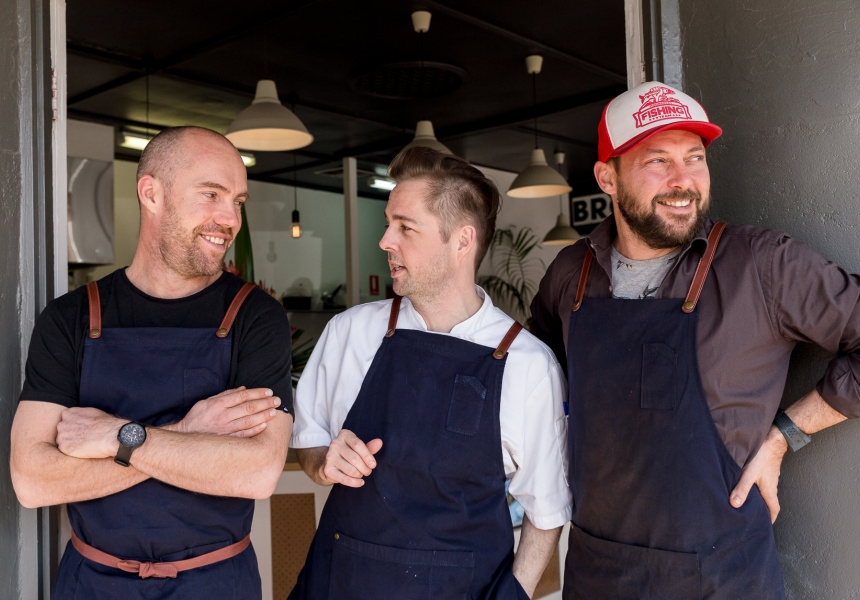 Alistair Corston, Ben Nash and Joel Materne.
