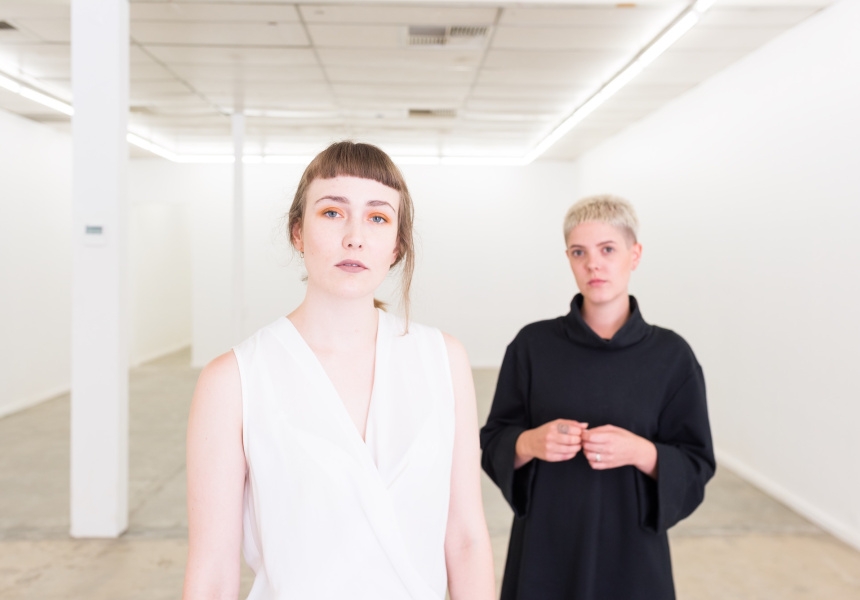 Mia Van den Bos and Ashleigh D’Antonio at Sister Gallery
