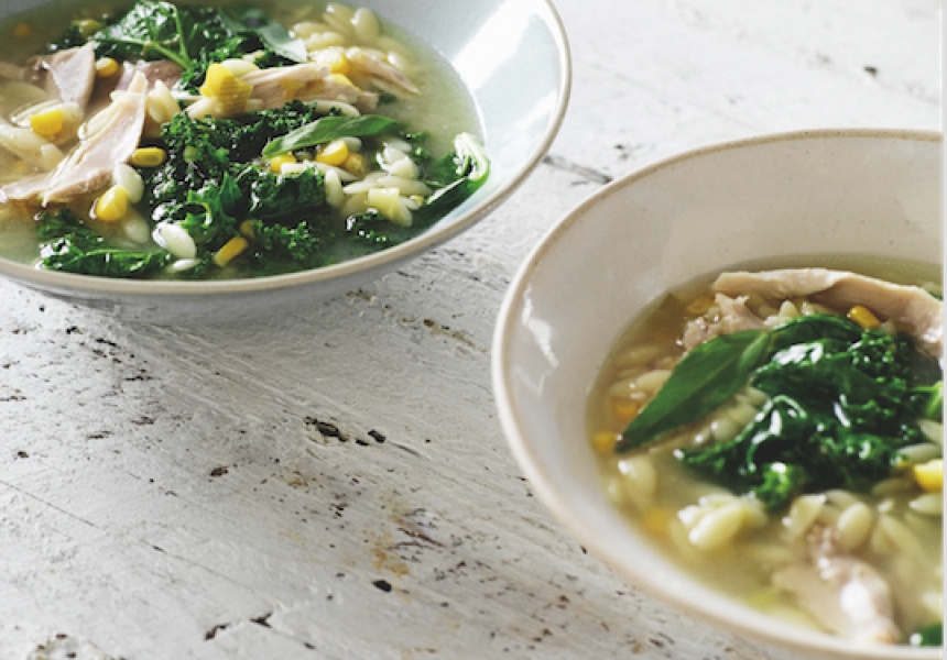 Matt Moran's chicken soup
