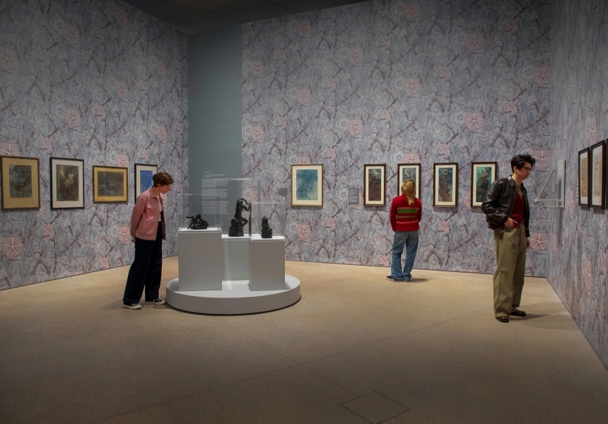 Installation view of the Alphonse Mucha: Spirit of Art Nouveau exhibition at the Art Gallery of New South Wales, photo © Art Gallery of New South Wales, Penny Clay
