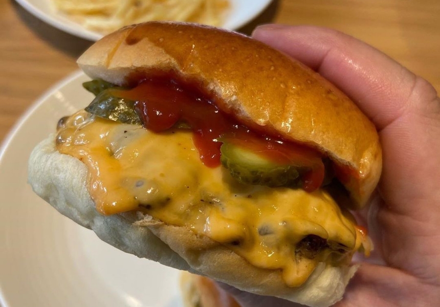 Dan Hong's McDonalds-inspired Cheeseburger
