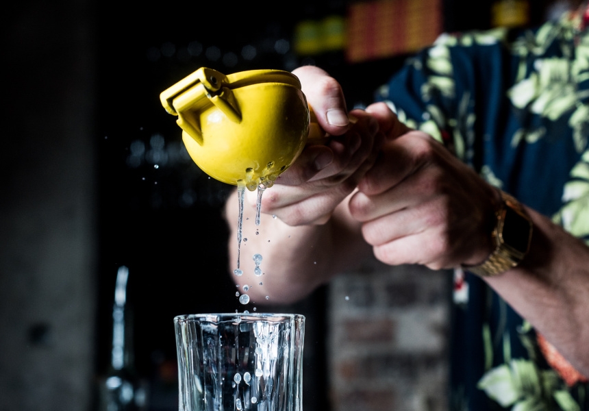 Add all ingredients to a highball glass
