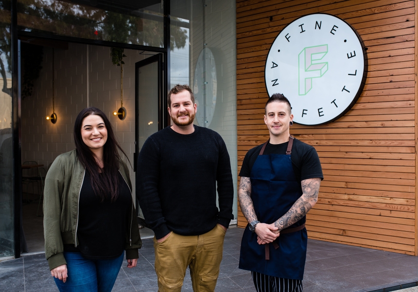 Manager Adrienne Pearson, owner Sam Worrall-Thompson and head chef Daniel McLellan.
