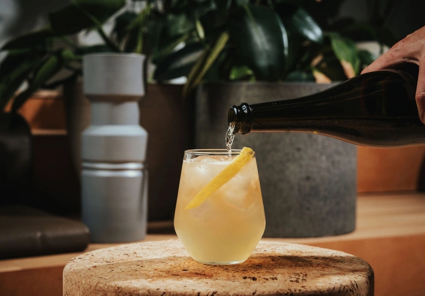 Sian Redgrave’s whisky, ginger and yuzu spritz
