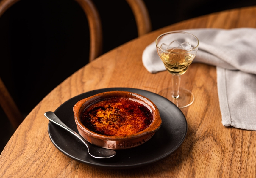 Fino's crema catalana
