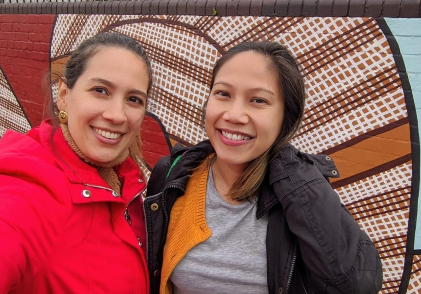 Adriana Rey and Marjorie Tenchavez
