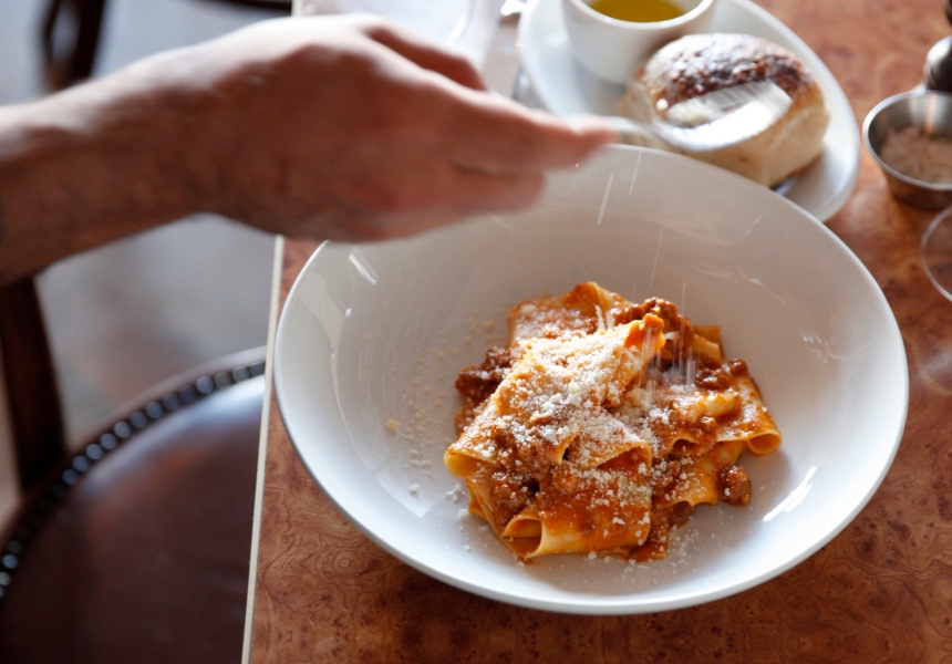 10 William St’s pappardelle bolognaise 
