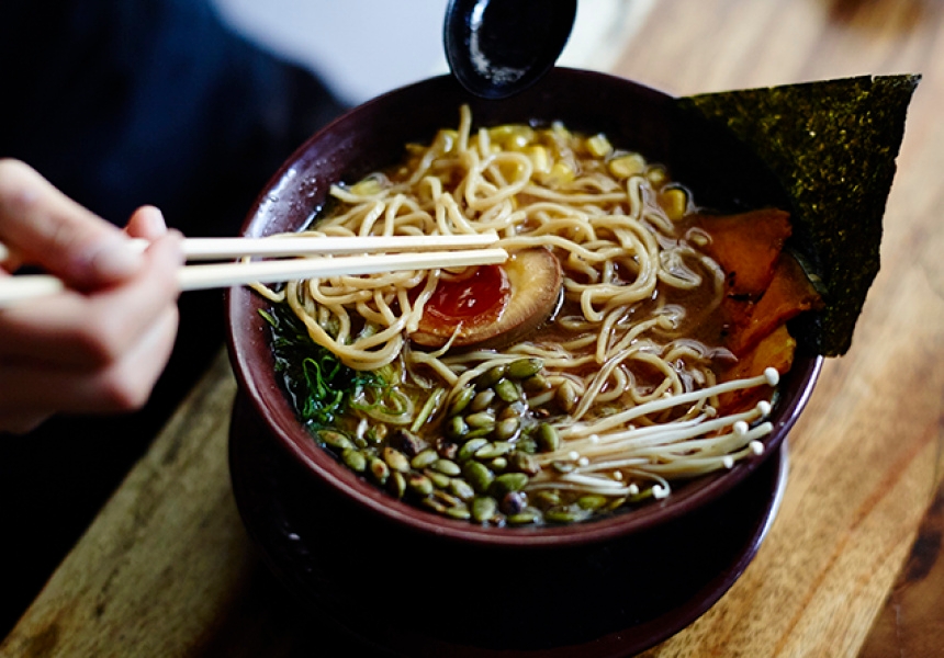 Fukuryu’s Vegetarian Miso Ramen
