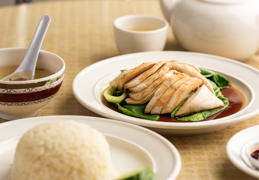 Chinatown Cafe's chicken rice
