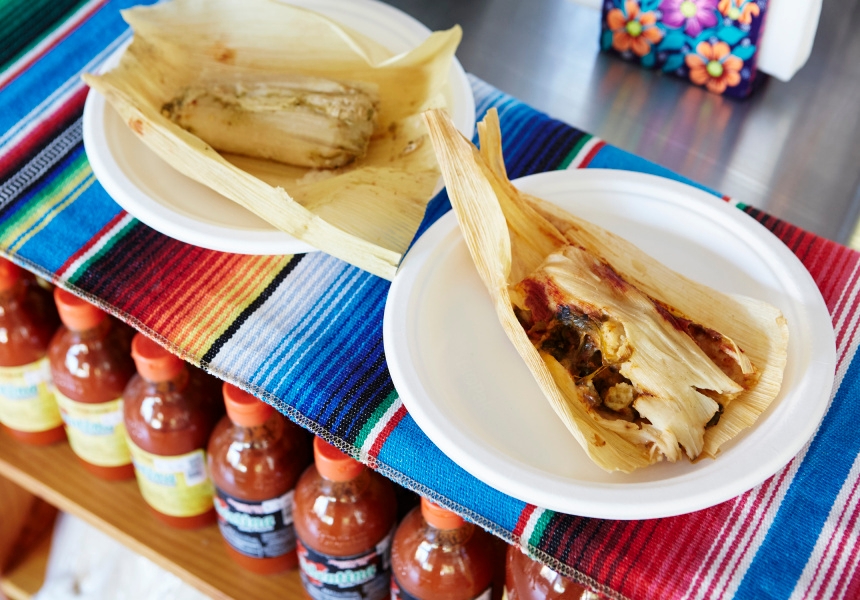 Tamales at Rosa Cienfuegos Tamaleria in Sydney
