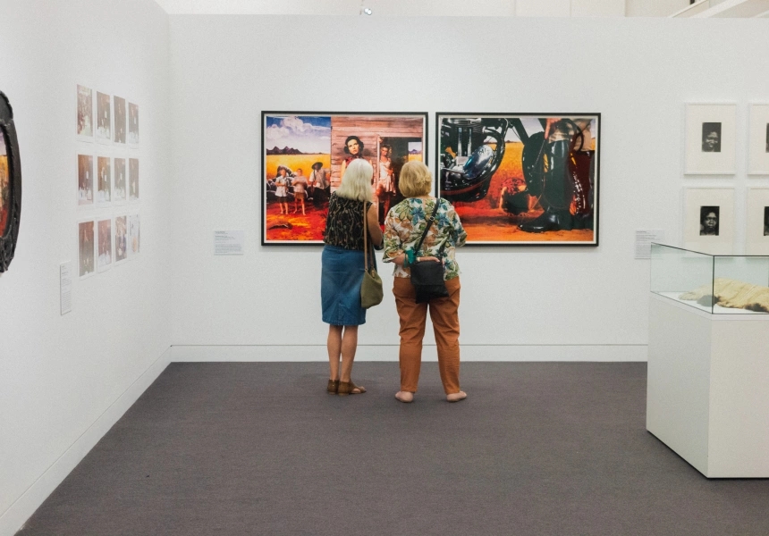 Installation view of Know My Name: Australian Women Artists, Mornington Peninsual Regional Gallery, 2023, Know My Name: Australian Women Artists is a National Gallery Touring Exhibition supported by the Australian Government through Visions of Australia
