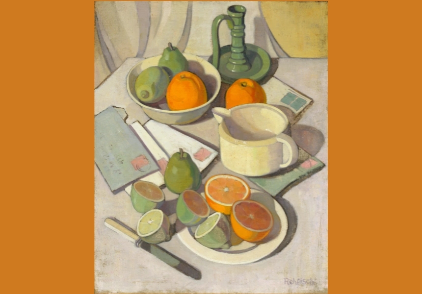 Alison Rehfisch, born Woollahra, New South Wales 1900, died Pymble 1975, Oranges and lemons, c 1934, oil on
canvas,Purchased 1976,
Art Gallery of New South Wales, Sydney,
© Estate of Alison Rehfisch
