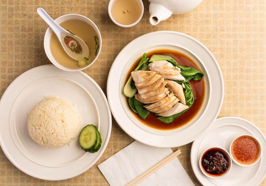 Chinatown Cafe's chicken rice
