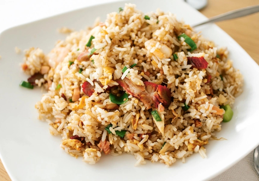 Combination fried rice from Raymond's
