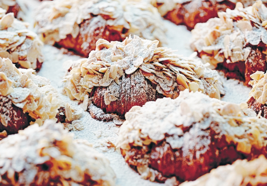 Lune Croissanterie's Almond Croissants
