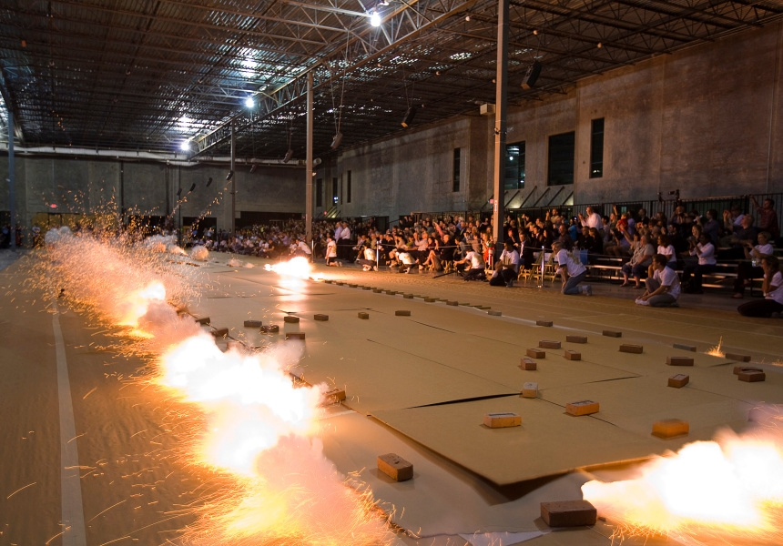 Cai Guo-Qiang Odyssey 2010 Ignition, Houston, 2010 © Cai Guo-Qiang
