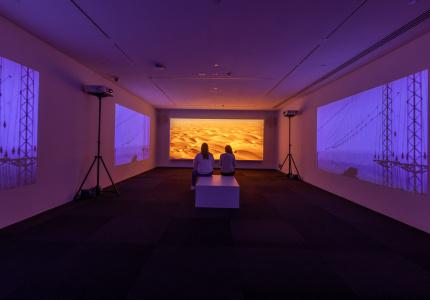 <p>Doug Aitken diamond sea,1997,  installation view New Era, Museum of Contemporary Art Australia, Sydney, image courtesy the artist, and Museum of Contemporary Art Australia © the artist</p>
