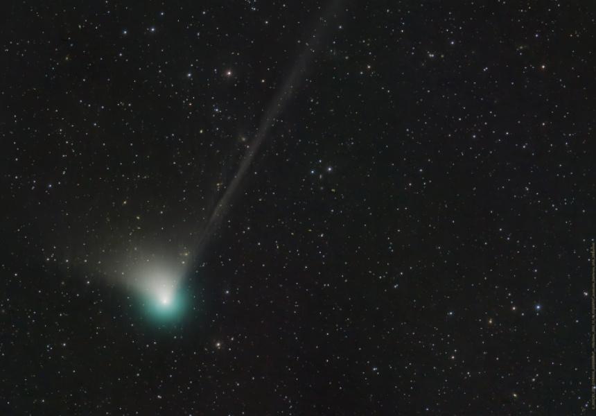 <p>Green comet</p>
