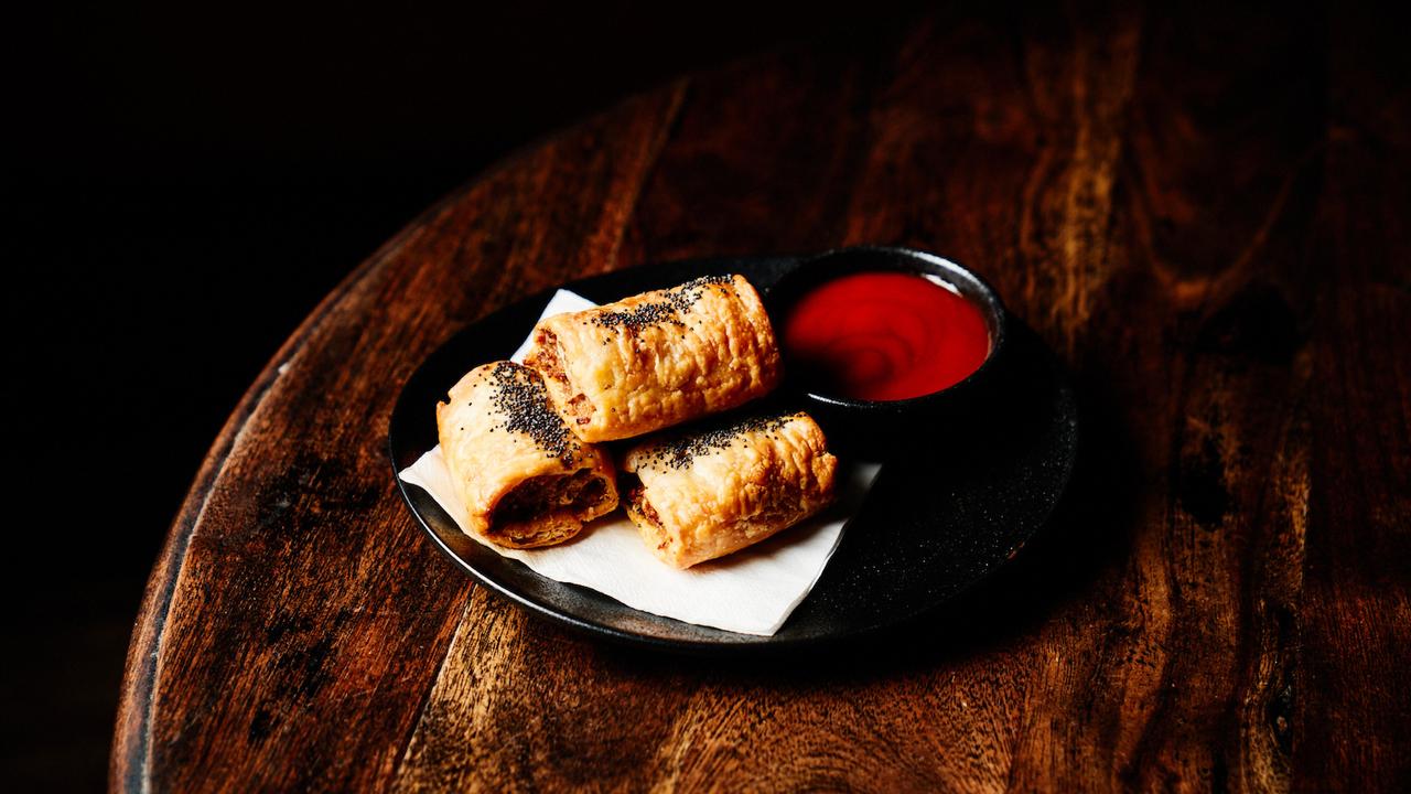 Conte’s mum’s sausage rolls, a fixture on the menu | Photography: Ashley Ludkin